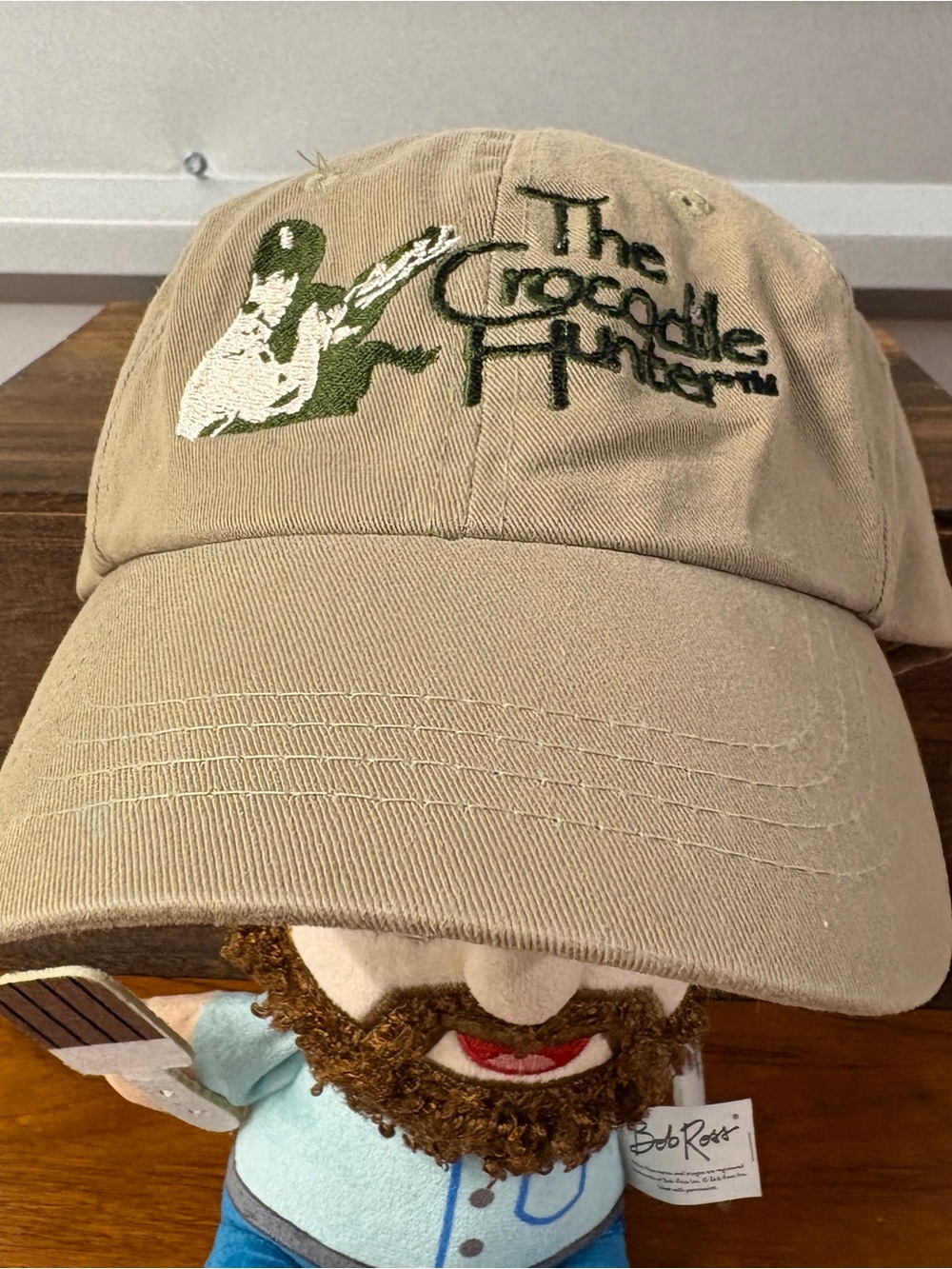 The Crocodile Hunter Steve Irwin Khaki Cotton Strap Back Cap One Size